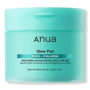 💧 Anua PDRN + Hyaluron Glow Pads – 60 Count - Hydrating Radiance Toner
